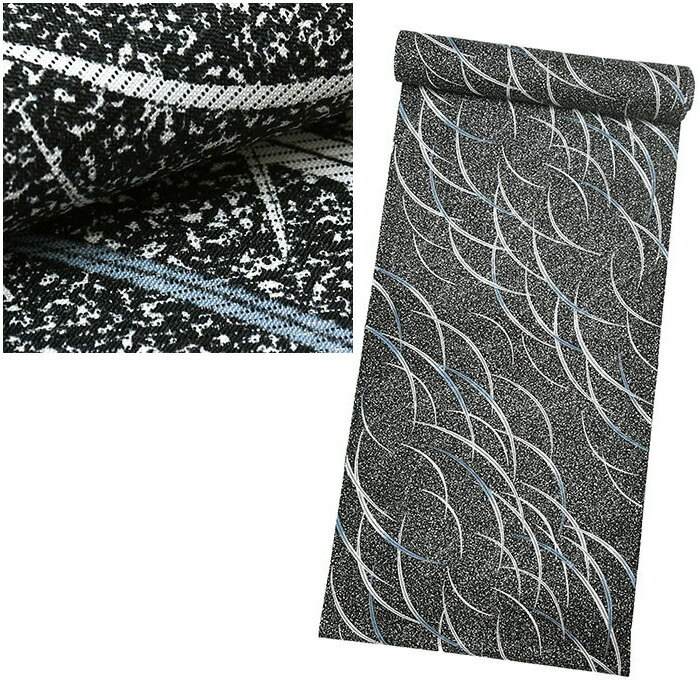 【10】25400 【 夏着物 】 駒絽 洗える 反物 【 未仕立て 】 小紋 ポリエステル 反巾37.0cm 長さ12m ポリ 夏 紗 絽 反物 夏物 着物 コート 日本製【メール便不可】np-197（1）