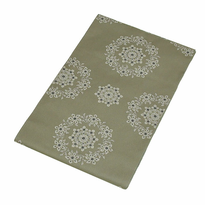 16720 【 日本製 】 洗える 名古屋帯 全通柄 すぐ使える 名古屋 仕立上り ポリ 八寸名古屋帯 松葉仕立て【 国産 】 着物 小紋 紬 浴衣 帯 お太鼓 おしゃれ 普段着 レディース 松葉仕立て 通年 女性用 和装 57 pngy504（1）