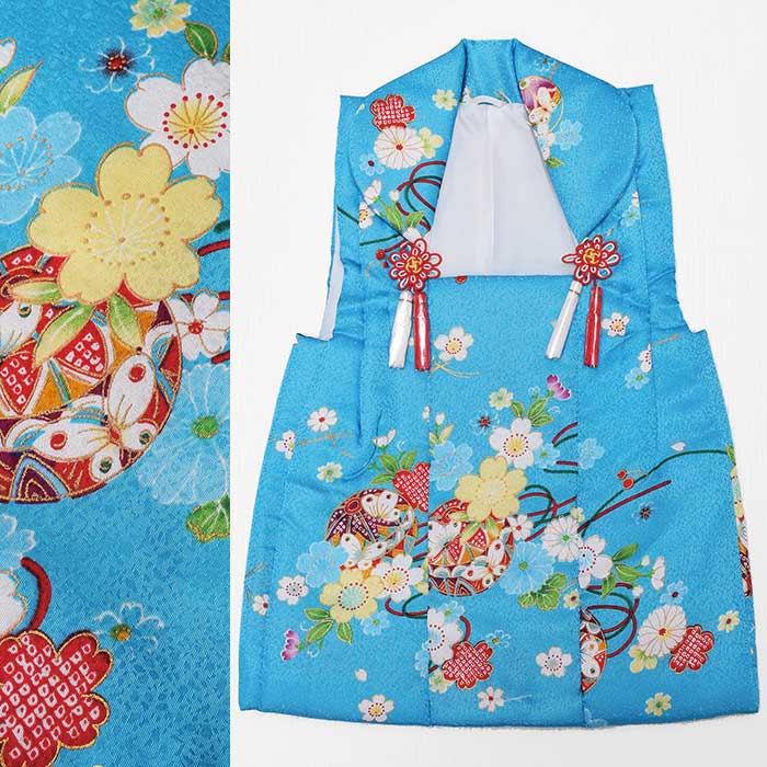 【50】 5800【最終処分】安い【メーカーキャリー品】被布コート 七五三 3歳 三歳 被布 被布 ひな祭り お正月【メール便不可】三歳被布単品 レトロ 古典 ...