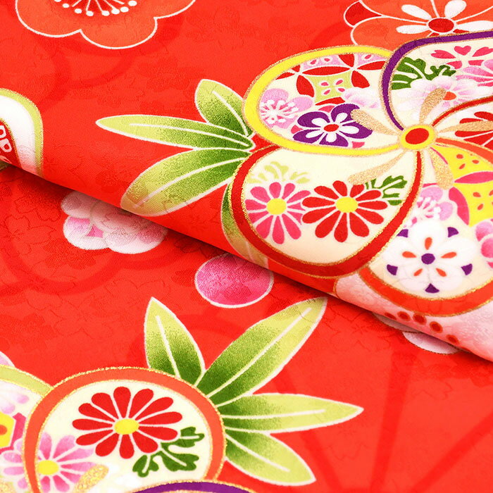 52800 二尺袖着物 単品 販売 地紋入【 Lサイズ Fサイズ 】【 卒業 】 卒業式 着物 単品袴 二尺袖 小振袖 小学生 ジュニア 高校生 大学生 専門 短大 袴セット 単品 セット 女性 レディース 大正ロマン 古典 赤 ni-354-2「2」