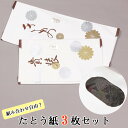 ◆ ポッキリ 1000円 送料無料 ◆ 大きめ たとう紙 【 大中 3枚セット 】★A4サイズに折って発送★ 日本製 選べる組み合わせ 雲竜紙 畳紙 和紙 文庫...