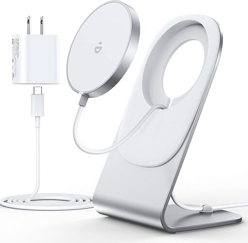 ワイヤレス充電器 マグネット式 magsafe充電器 iPhone14 /13/12シリーズ対応 【ワイヤレス充電スタンド+ 20W USB-Cアダプター付属】 USB-Cケーブル付き 急速ワイヤレス充電スタンド/パッド くっつくと充電 貼り付け iPh ワイヤレス充電器 マグネット式 magsafe充電器 iPhone14 /13/12シリーズ対応 【ワイヤレス充電スタンド+ 20W USB-Cアダプター付属】 USB-Cケーブル付き 急速ワイヤレス充電スタンド/パッド くっつくと充電 貼り付け iPh