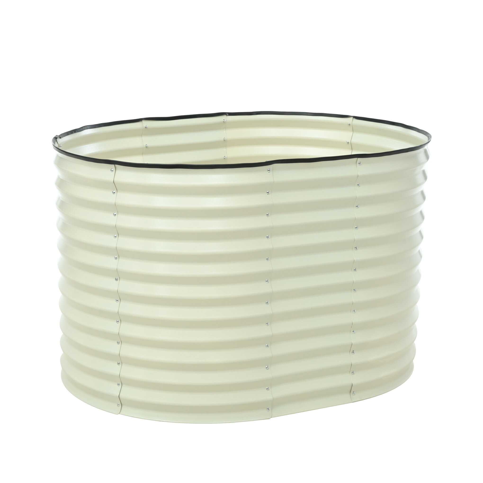 レイズドベッド ガーデンベッド L120×W90×H78cm 腐らない 庭 野菜 プランター 果物栽培用 ガーデンフレーム おしゃれ 組立簡単 ガーデンボックス 屋外 家庭菜園 DIY 野菜 植物 花 花園 家庭用【アイボリー】