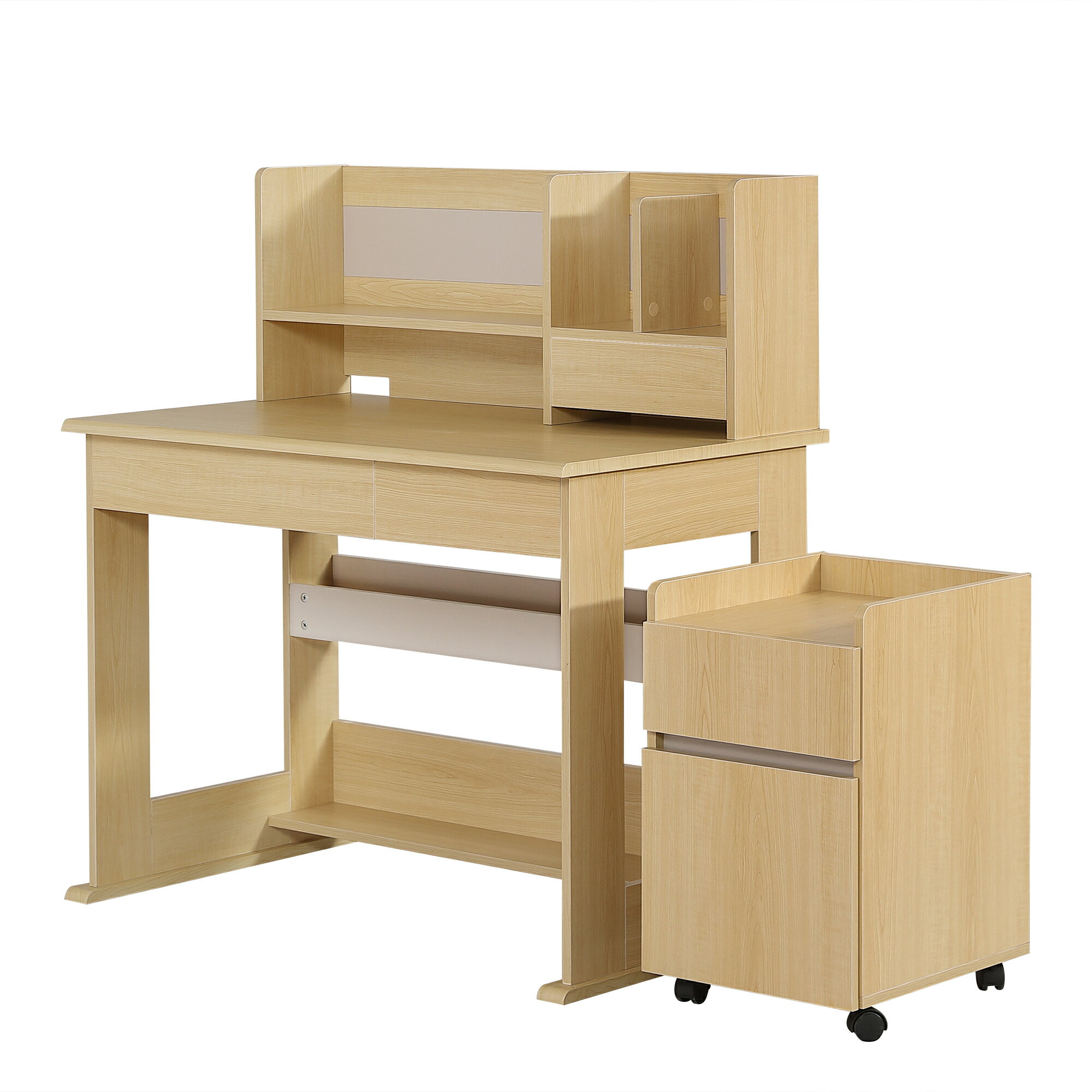 【デスクのみ?いすなし】学習机 ジュニア学習デスク 勉強机 勉強デスク コンパクト ワゴン リビングデ..