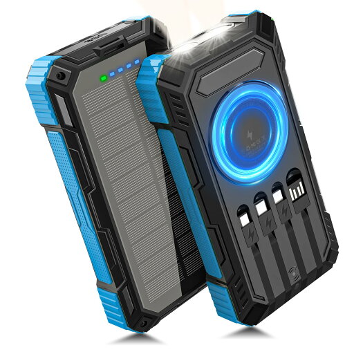 モバイルバッテリー ソーラーモバイルバッテリー 20000mAh 大容量 最大3A急速充電 ソーラーチャージャー 4本ケーブル内蔵 6台同時充電 Type-C対応 4way蓄電 高輝度LEDライト付き ソーラー充電器 充電バッテリー ソーラーパネル 防水 耐衝撃 マルチ安全回路保護 モバイルバッテリー ソーラーモバイルバッテリー 20000mAh 大容量 最大3A急速充電 ソーラーチャージャー 4本ケーブル内蔵 6台同時充電 Type-C対応 4way蓄電 高輝度LEDライト付き ソーラー充電器 充電バッテリー ソーラーパネル 防水 耐衝撃 マルチ安全回路保護
