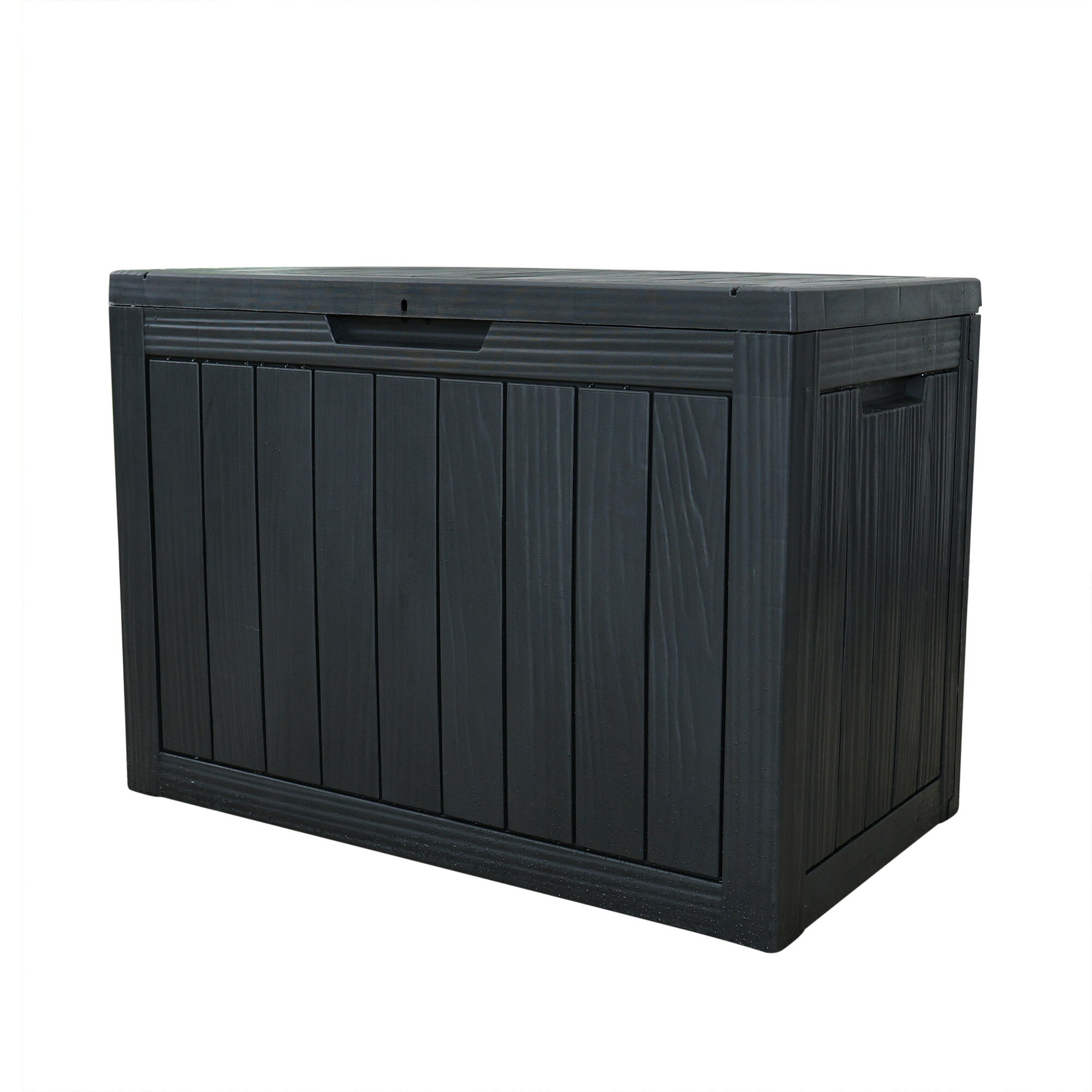 【ブラック 170L 78.1*43.4*55.5cm】戸外収納庫 収納ボックス 置き配 ゴミ箱 小型 屋外 ストッカー 防..