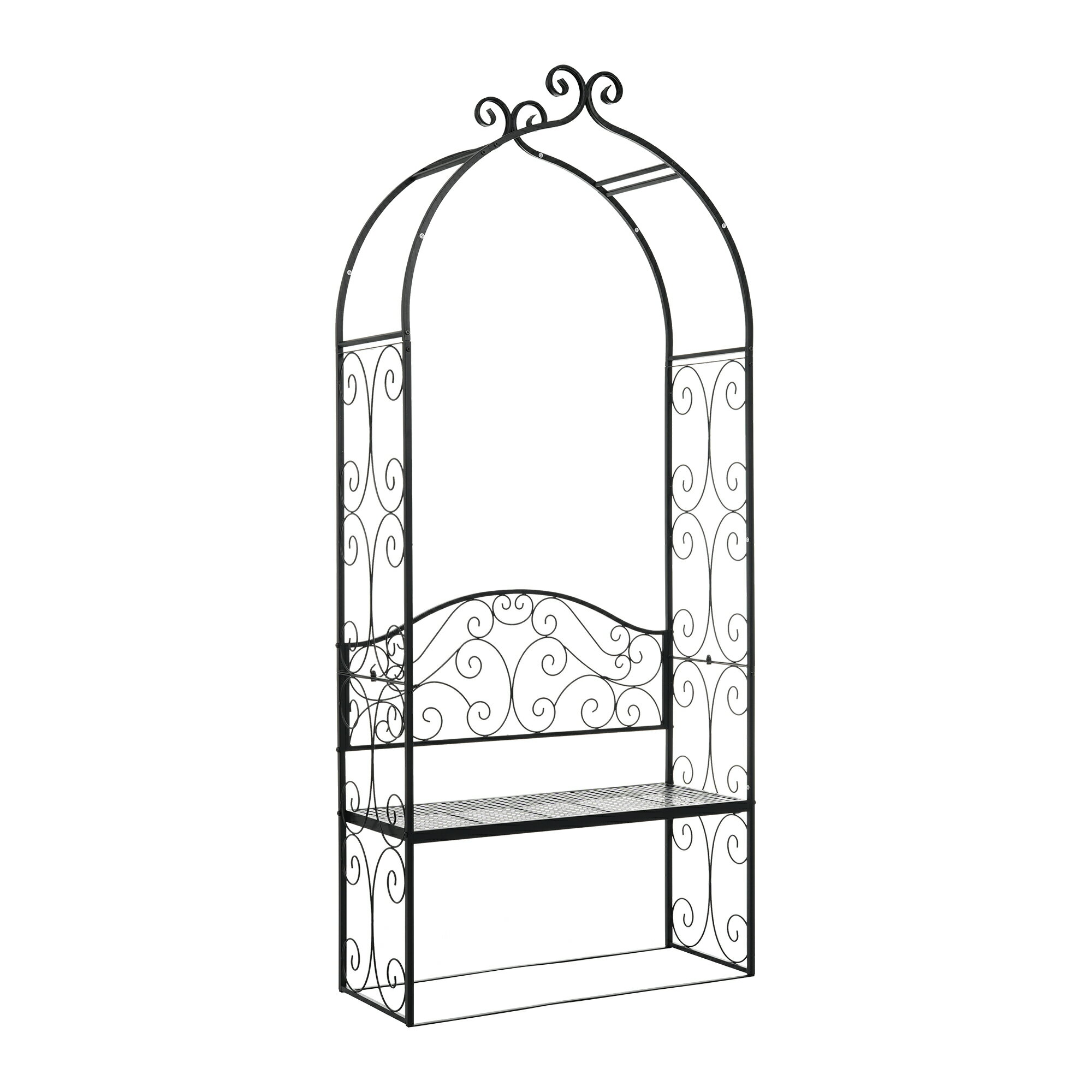 ガーデンベンチ 2人掛け ガーデンアーチ ローズアーチ 園芸 ガーデニング用品 ガーデン ファニチャー ..