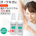 制汗剤 スプレー 制汗スプレー 塩化アルミニウム13％ 薬用 デオドラント 制汗剤 TIAS デオモイスト 60mL×2本セット 医薬部外品 多汗症 ..