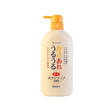 【8/30限定P最大10倍】ボディソープ かさあれうるうる 薬用ボディソープ 弱酸性 600ml 本体 大容量 業務用 尿素&ヒアルロン酸 配合 医薬部外品 送料無料