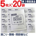 【P最大14倍★お買い物マラソン】【第3類医薬品】湿布薬 コランデスα 生薬配合 肩こり 腰痛 関節痛 鎮痛炎症水性パップ剤 5枚入 20袋