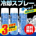 コールドスプレー 500ml×3本セット 冷却スプレー 冷却...