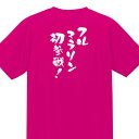 ドライTシャツ『フルマラソン初参戦！』【スポーツ マラソン ジョギング 速乾 吸湿 UVカット レディースサイズ プレゼント】DRT32