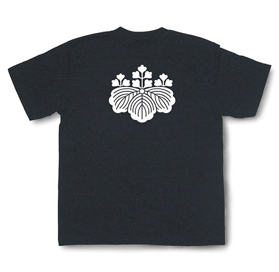 Rakuten - 家紋Tシャツ「五三桐」（半袖）【和柄Tシャツ 和風Tシャツ 戦国武将 伝統 ユニセックス】TSK26