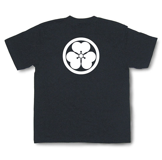 Rakuten - 家紋Tシャツ「丸に片喰」（半袖）【和柄Tシャツ 和風Tシャツ 戦国武将 伝統 ユニセックス】TSK26