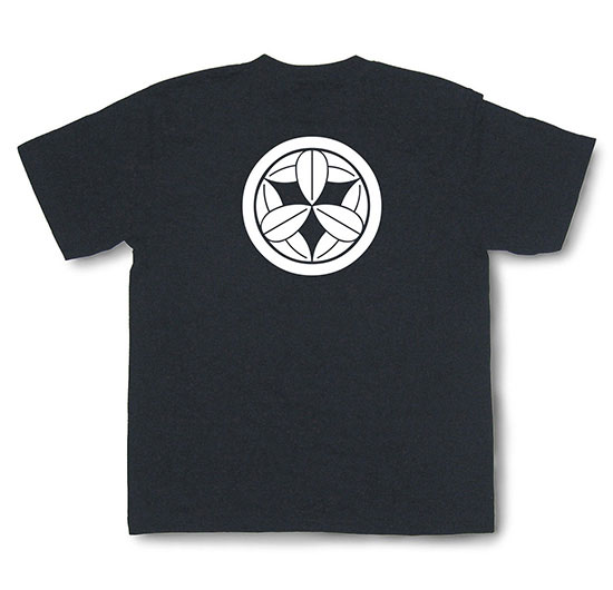 Rakuten - 家紋Tシャツ「丸に九枚笹」（半袖）【和柄Tシャツ 和風Tシャツ 戦国武将 伝統 ユニセックス】TSK26