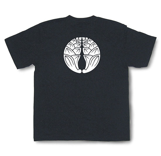 Rakuten - 家紋Tシャツ「抱き茗荷」（半袖）【和柄Tシャツ 和風Tシャツ 戦国武将 伝統 ユニセックス】TSK26