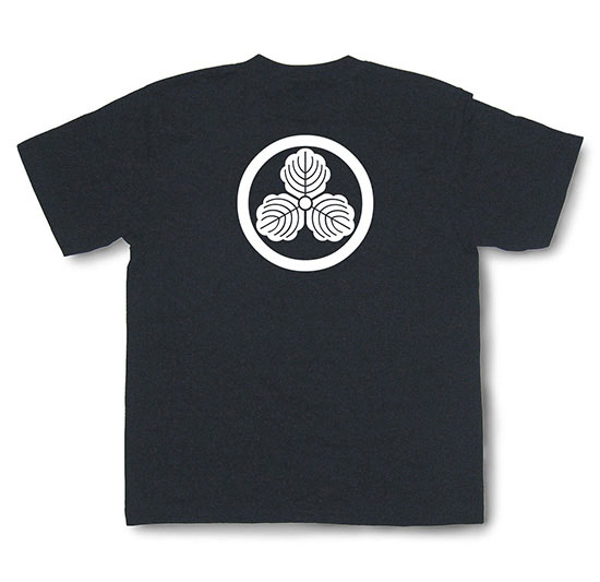 Rakuten - 家紋Tシャツ「丸に三つ柏」（半袖）【和柄Tシャツ 和風Tシャツ 戦国武将 伝統 ユニセックス】TSK26