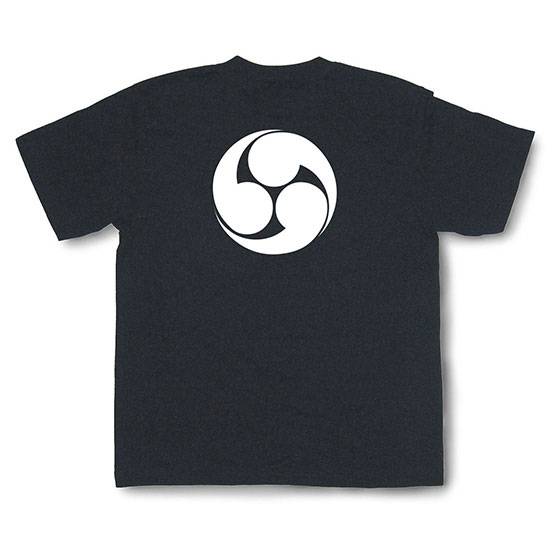 Rakuten - 家紋Tシャツ「右三つ巴」（半袖）【和柄Tシャツ 和風Tシャツ 戦国武将 伝統 ユニセックス】TSK26