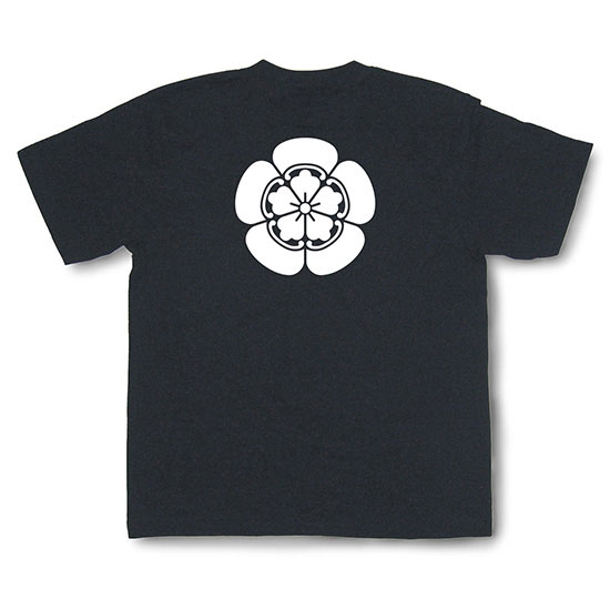 Rakuten - 家紋Tシャツ「五つ木瓜（織田木瓜）」（半袖）【織田信長 戦国武将 和柄Tシャツ 和風Tシャツ 伝統 ユニセックス】TSK26