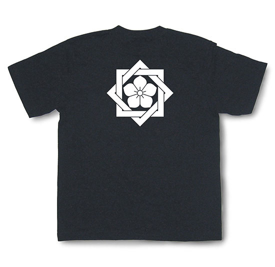 Rakuten - 家紋Tシャツ「組み合わせ角に桔梗」（半袖）【坂本龍馬 幕末 明治維新 和柄Tシャツ 和風Tシャツ 伝統 ユニセックス】TSK26