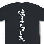 『嘘をつきました。』Tシャツ【おもしろtシャツ】【文字tシャツ】【メッセージtシャツ】MOT21