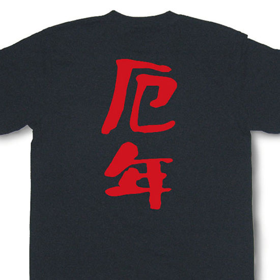 Rakuten - 『厄年』Tシャツ【おもしろtシャツ】【文字tシャツ】【メッセージtシャツ】MOT21