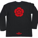 戦国武将家紋Tシャツ（長袖）「織田信長」【戦国武将 和柄Tシャツ 和風tシャツ プレゼント】SKL28