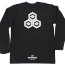 戦国武将家紋Tシャツ(長袖)「浅井長政」【戦国武将 和柄Tシャツ 和風tシャツ プレゼント】SKL28