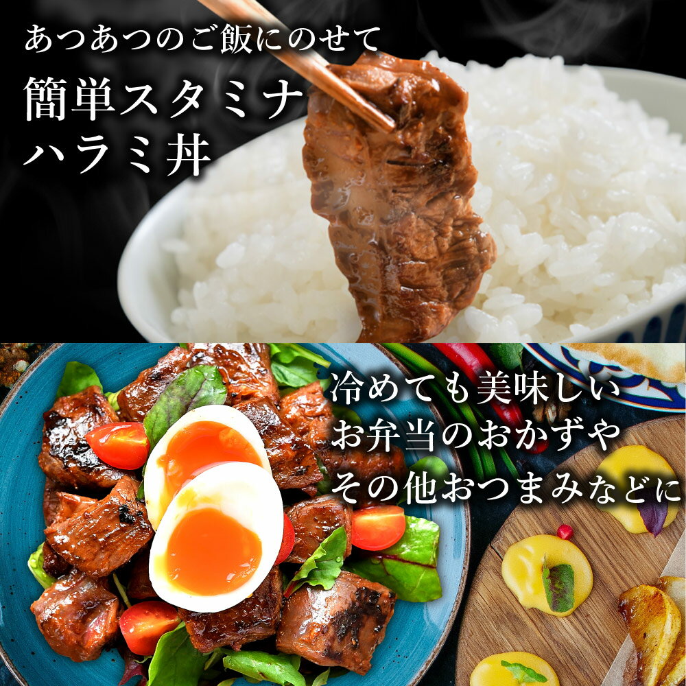 焼肉カットタレ漬けハラミ500g