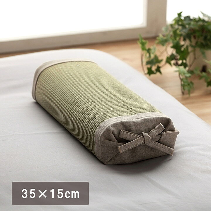 Rakuten - サスティナブル 自然素材 国産 い草 無垢 枕 ピロー【みらい 角枕】 角枕 消臭 蒸れにくい ナチュラル 35×15cm
