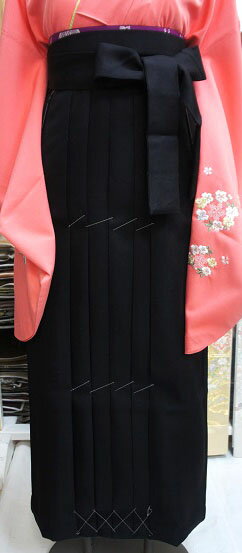 袴 はかま ハカマ 無地販売 卒業式 黒系 女性 Lサイズ LLサイズ レディース　販売品【百人一首　かるた..