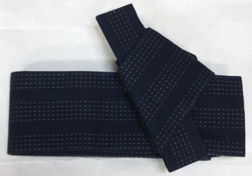 角帯 男物 作り帯 浴衣 着物 帯の生地は厚めです 紺 ネイビー シック 男性用 マジックベルト ポリエステル100% きもの ゆかた 宅急便コンパクト ※1つまでの注文でしたら宅急便コンパクトにてお送りします 2つ目以降は通常配送料金になりますのでご了承ください。