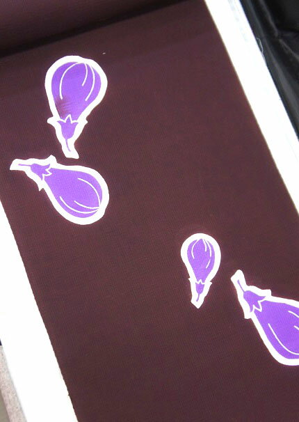 浴衣 反物 浴衣反物 ゆかた 茄子川染 浜松本染 日本製 ゆかた反物 着物 なす 茄子 ナス 女性浴衣 　祭..