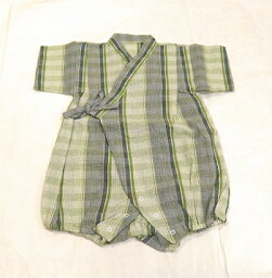 甚平 赤ちゃん 男の子 0歳　日本製　仕立て上がり こども用 浴衣　ゆかた　じんべい【子供用 乳児 甚平】 仕立て上り ※レターパックライト(1つまで)、レターパックプラス(2つまで)配送可　店頭見切り品のため少々キズありますご了承ください E