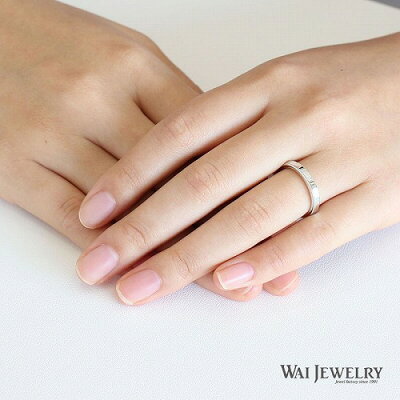プラチナ一粒ダイヤリングマリッジペアリング2本セットストレートリングミルグレイン上品【結婚指輪】pt900