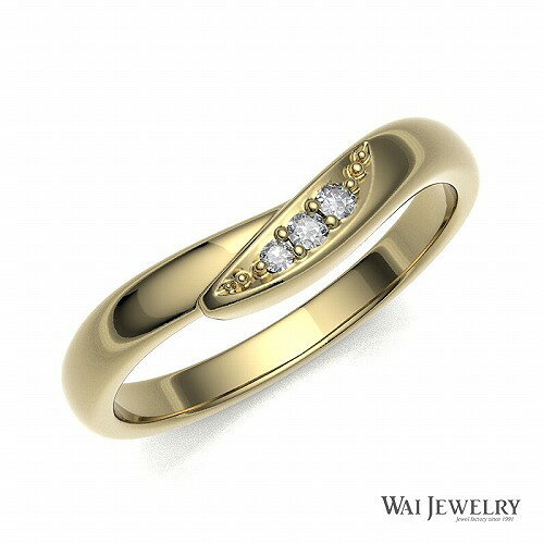 選べる金種K18YG/K18PG 結婚指輪 マリッジリング ペアリング 2本セット ゴールドk1...