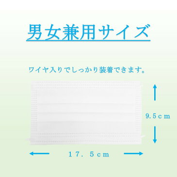即納 在庫あり マスク 50枚 3層構造 使い捨て 不織布マスク ウィルス バクテリア BFE 95%カット おすすめ 箱 花粉マスク ノーズフィットワイヤー ワイド耳ゴム 立体加工 pm2.5対応マスク 大人