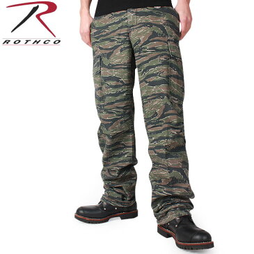 【店内20％OFFセール開催中】ROTHCO ロスコ 米軍 ベトナムカーゴパンツ タイガーストライプ メンズ ミリタリー ボトムス カーゴパンツ ミリタリーパンツ 軍パン アーミーパンツ 男性 春 ギフト プレゼント