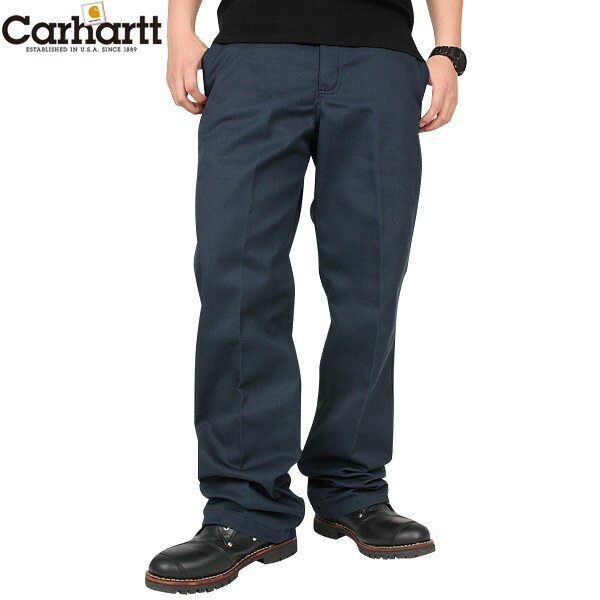 Carharttのワークパンツ　【Carhartt カーハート】 B290 ツイル ワークパンツネイビー【ワークーパンツ】【チノパンツ】【4色展開】【新品未使用】【B290】