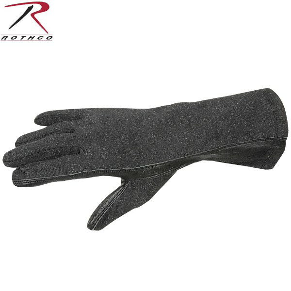 クーポンで最大18%OFF★ROTHCO ロスコ NOMEX FLIGHTグローブ BLACK ブラック 【ミリタリーグローブ】【フライトグローブ】【NOMEX...