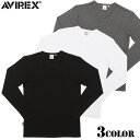 ポイント10倍! 【デイリーウェア】AVIREX/アビレックス デイリーウエア ミニワッフル Vネック長袖Tシャツ 6163584【7836230015】【78...