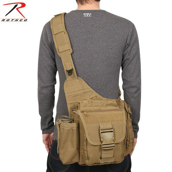 クーポンで最大15%OFF★メンズ ミリタリー バッグ / 【ROTHCO】 ADVANCED TACTICAL バッグ COYOTE BROWN ミリタリーバッグ ショルダーバ..