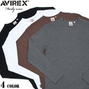 ポイント10倍! AVIREX/アビレックス デイリーウエア ミニワッフル クルーネック長袖Tシャツ 4色 6143333 【デイリーウエア】【クーポン対象外】...