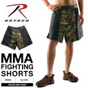 クーポンで最大18%OFF★ROTHCO ロスコ MMAファイティングショーツ WOODLAND CAMO/BLACK 【2405】/ ミリタリー 春 ギフト【...