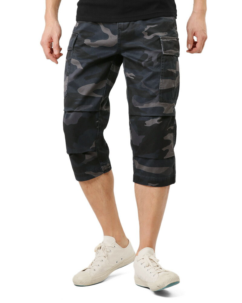 【ポイント10倍】【送料無料】AVIREX アビレックス 6166115 FATIGUE CROPPED PANTS ファティーグ クロップドパンツ CAMOUFLAGE /【クーポン対象外】ミリタリー 軍物 メンズ