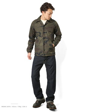 【15%OFFクーポン対象】BEIMAR ビーマー Coaches Jacket Modern Fit ナイロン コーチジャケット モダンフィット WB103M ライトアウター ストリート アメカジ ミリタリー ナイロンジャケット ブルゾン カモフラ 迷彩 《WIP》