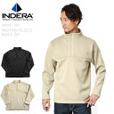 クーポンで最大15 OFF★【あす楽】INDERA MILLS インデラミルズ MILITARY FLEECE MOCK ZIP ミリタリーフリースモック 1/4ジップ 985ZM ミリタリー トップス インナー 肌着 フリース 裏起毛 長袖 Tシャツ ロンT 秋 冬 防寒 10オンス ポリエステル/ 春【T】