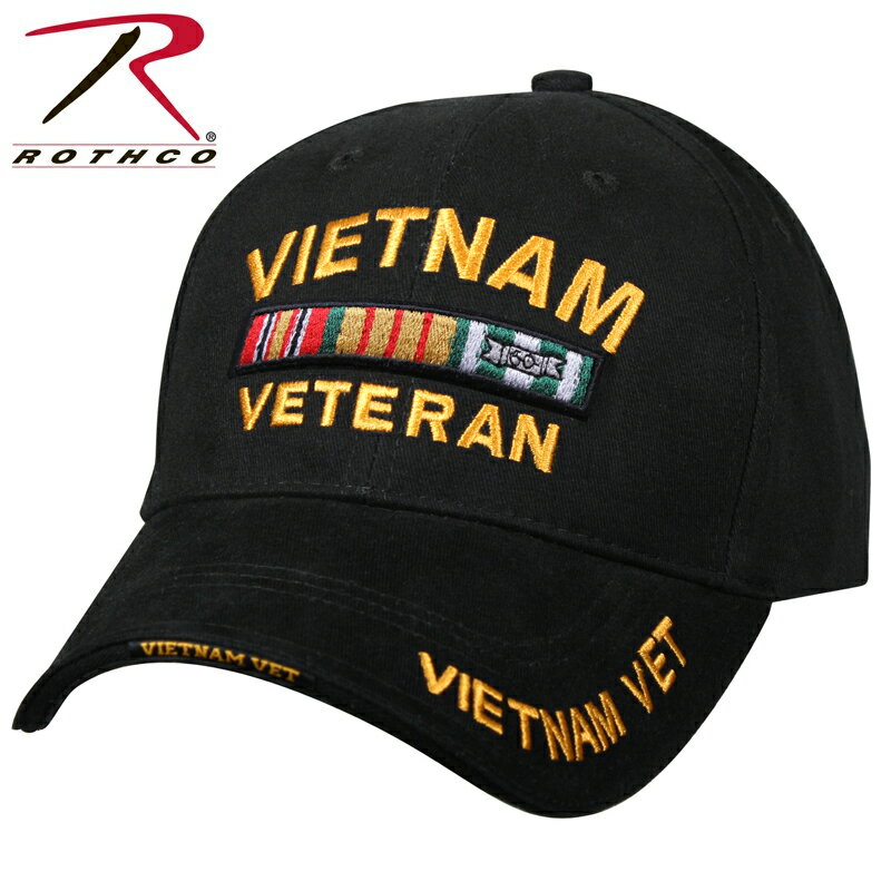 N[|ōő15%OFFROTHCO XR Deluxe Low Profile Vietnam Veteran Insignia Cap y9321z/ ~^[yTz