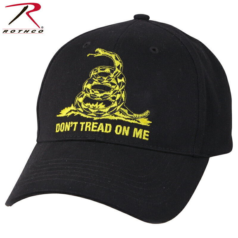 楽天WAIPER楽天市場店クーポンで最大15％OFF★ROTHCO ロスコ Don't Tread On Me Low Profile Cap 【90280】 /ミリタリー 軍物 メンズ【T】