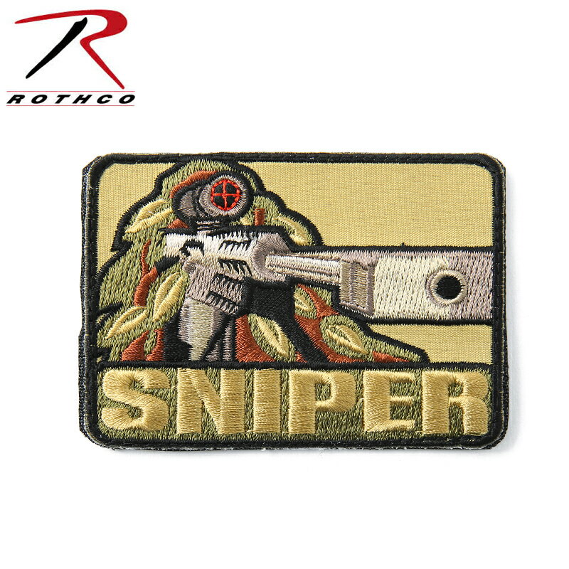 クーポンで最大15%OFF★【あす楽】ROTHCO ロスコ 72187 SNIPER パッチ/ ミリタリー【T】